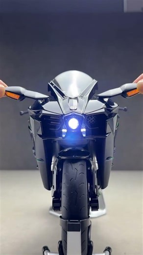 Kawasaki Ninja H2R Model with Realistic Sound & Smoke! 🏍️🔥#unboxing #trending #views #viral
