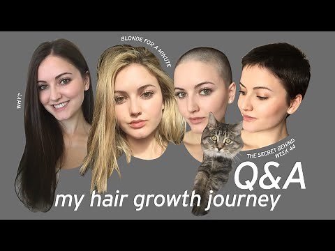 My Hair Growth Journey 👩🏻‍🦲💇🏻‍♀️ - Buzzcut Q&A | Hair Care