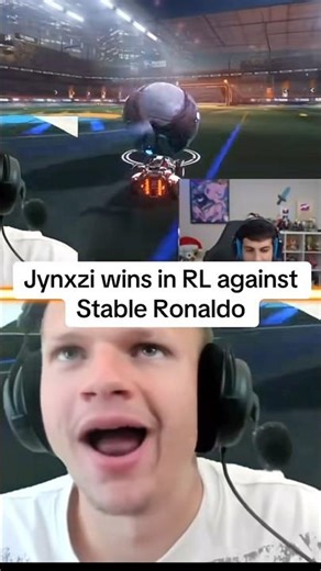 Jynxzi Wins in Rocket League Against Stable Ronaldo😳 #jynxzi #rocketleague #funny #stableronaldo