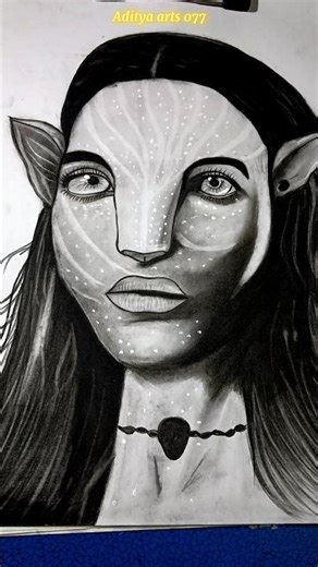 Avatar drawing #avatarworld #drawling #shorts #art