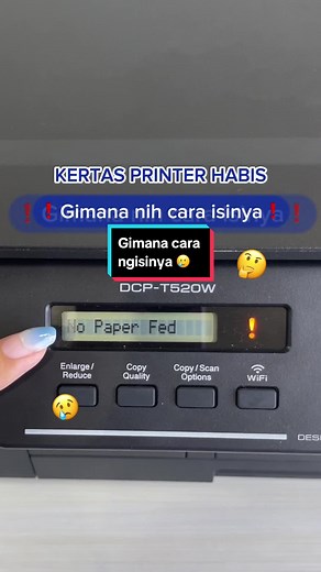 Cara Isi Kertas Printer Brother dengan Mudah