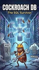 Is This Database IMMORTAL?🪳CockroachDB Explained #shorts #reelstrending #cockroachdb #sql #database