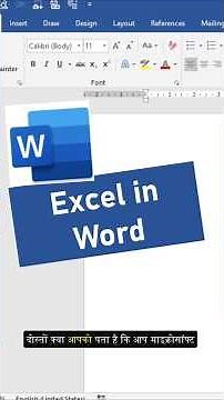 📊✨ Use Excel Data in MS Word Like a Pro! 🖥️📑