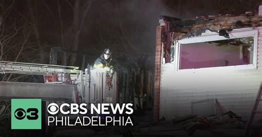 Neighbors grateful for quick work from firefighters after New Castle, Del. home goes up in flames