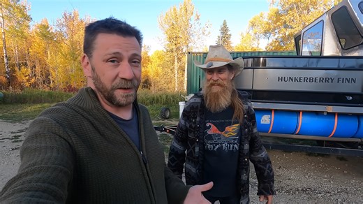 They built a homemade boat and took it to the river