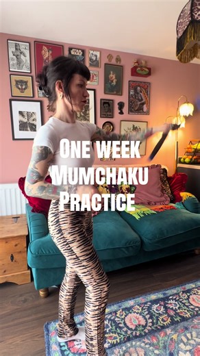 Had to cut this one short because of using the sound and there’s plenty of mistakes in there but that’s the reality I guess. Was vibing to the song regardless #nunchucks #nunchaku