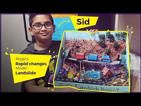 Landslide Working Model - School Project!