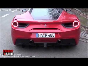 Best of Ferrari 488 GTB exhaust sound compilation