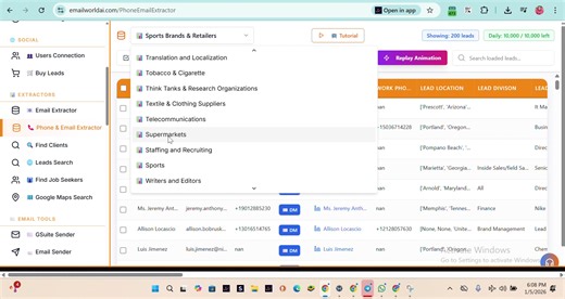 how to use email world in asecond