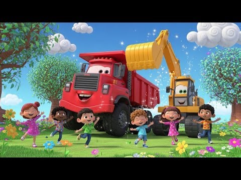 Big Truck & Digger Dance 🚧🚛🎶 | Construction Rhyme for Kids, Nursery Rhymes and Many More Fun Songs!
