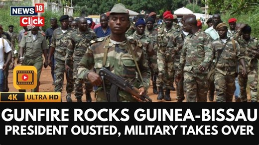 Army Takes Control in Guinea-Bissau Amid Apparent Coup #Army #GuineaBissau #Coup | News18