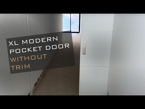 XL Modern Pocket Door without trim