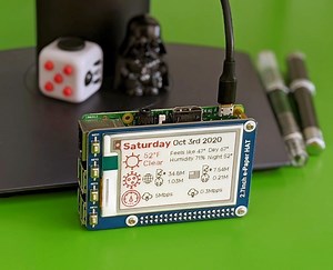 Raspberry Pi E-Ink Dashboard #piday #raspberrypi @Raspberry_Pi