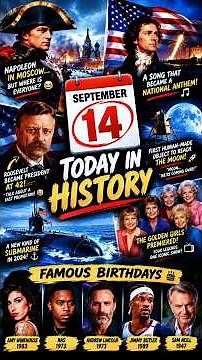 September 14 is just SPLENDID:From Incredible Events to birth of Famous legends🤯😱#fyp#viral#shorts.