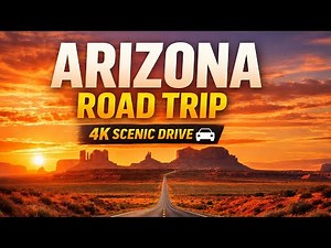 Epic Arizona Road Trip 🌵 | 4K Scenic Drive Through Desert Highways