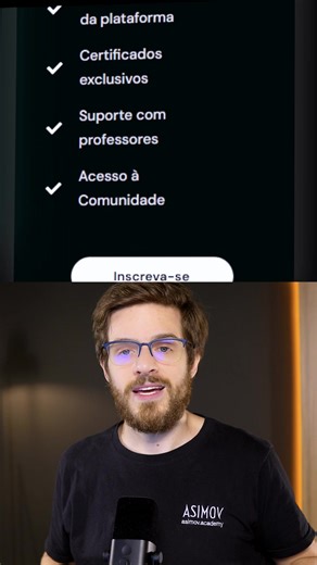 Estamos nos últimos dias antes do aumento do Acesso Vitalício. Com esse acesso, você estuda Python do zero ao avançado, análise de dados, automações com n8n e aplicações reais de IA, tudo em um único lugar. Uma única compra garante acesso às formações atuais e às que ainda serão lançadas, sem mensalidade. Depois do reajuste, o mesmo acesso vai custar quase o dobro. Se você quer garantir o valor atual, esse é o momento. Clique em Saiba mais. | Asimov Academy