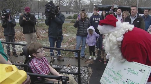 Capital Region family surprised with check to help buy handicap-accessible van
