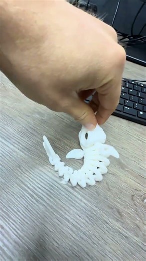 3D Printing a Moving Shark Skeleton | One-Piece, Fully Articulated