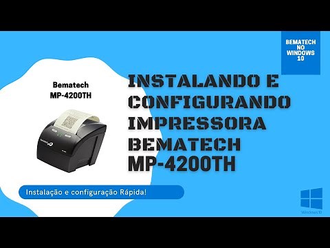 Configurando Bematech MP 4200 TH