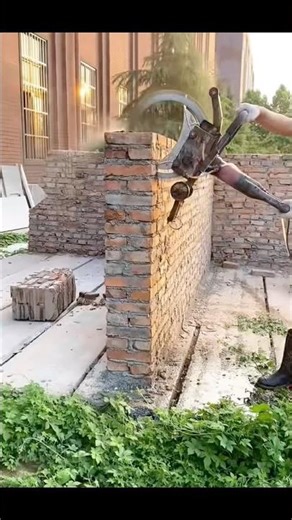 Cutting a Brick Wall in One Smooth Pass 🧱⚙️
