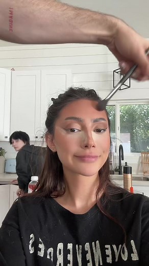 GRWM for a @r.e.m.beauty event with @thechrisgeorges