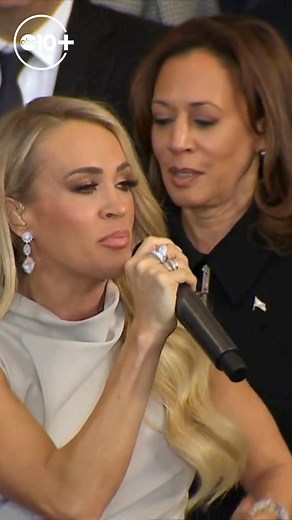 Technical problems led to country star Carrie Underwood singing "America the Beautiful" a capella after President Donald Trump took the oath of office. Find other moments from the inauguration on our ABC10 streaming app. | ABC10
