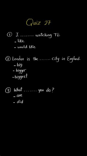 Learn English Grammar: Like vs. Would Like