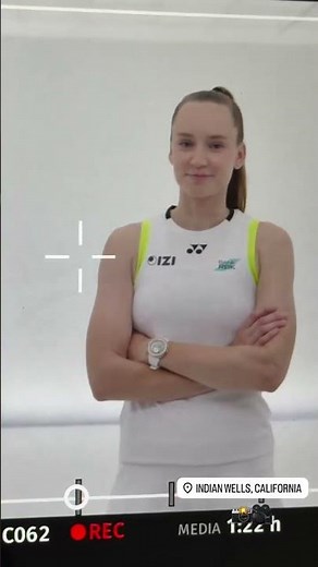 Elena Rybakina's photoshoot at Indian Wells 2026