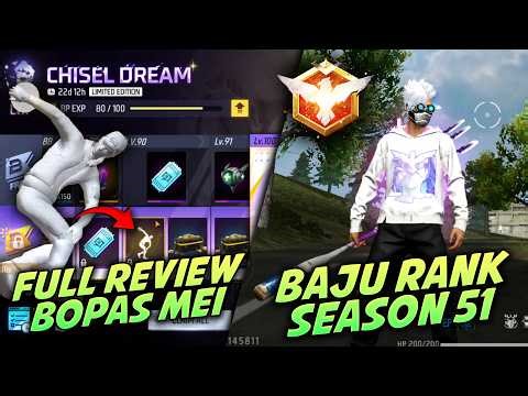 REVIEW BOCORAN BOOYAH PASS MEI DAN HADIAH RESET RANK BR BESOK