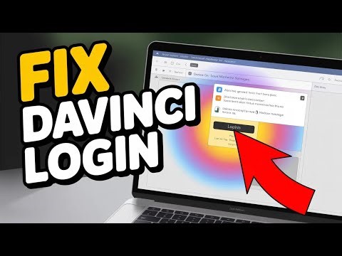 How to Fix DaVinci Resolve Login Problems – Cloud Sync Errors