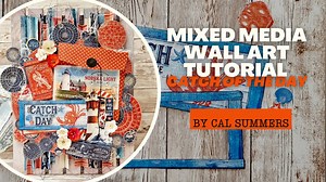 1.6K views · 48 reactions | Looking to add a splash of summer fun to your home decor? Try creating a beach themed Mixed Media Wall Hanging with Cal Summers. This project is filled with great paper crafting techniques that would be great to use on mini albums and cards as well! So grab your papers and join our #G45Summer – July Challenge! For more step out photos and info check out our blog: https://g45papers.com/mixed-media-beach-decor/ | Graphic 45 | Facebook