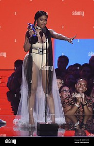 NEW YORK CITY - AUGUST 20: Nicki Minaj attends the 2018 MTV Video Music Awards at Radio City Music Hall on August 20, 2018 in New York City. (Photo by Frank Micelotta/PictureGroup/Sipa USA Stock Photo - Alamy