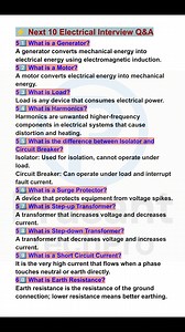 Electrical interview questions and answers #electrician #technology #mechanical #electrical | Prasant TechPro