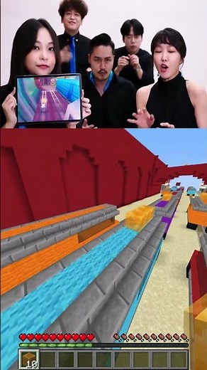 Minecraft: Subway Surfers (Feat: MayTree) #shorts #minecraft #minecraftmemes