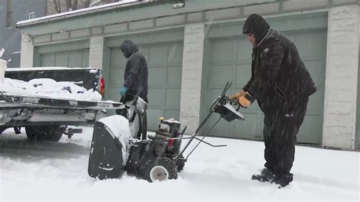 How the community in Troy spent its first big snow fall of the year