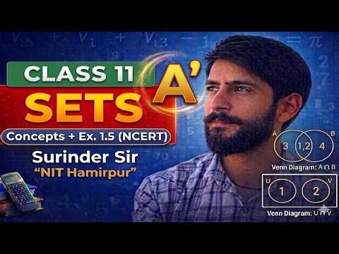 Sets Class 11 Ex 1.5 | Complement Concept Made Easy ⚡ NCERT Solutions