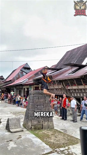 Jumping stone fahombo nias tribe