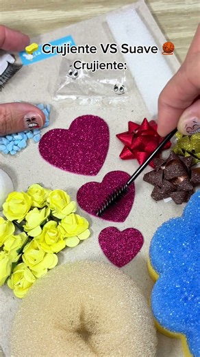 Fidget Board ASMR 🧽 Crujiente VS Suave 🧶 #asmr #fidgetboard #asmrsounds