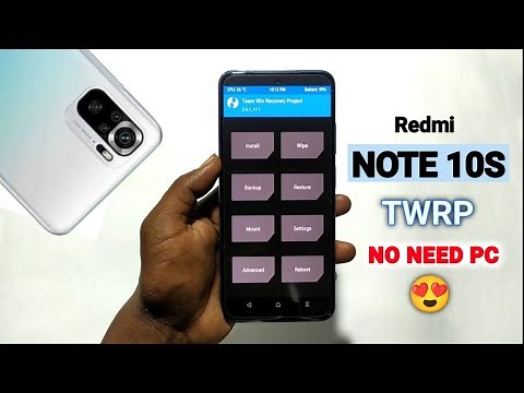 Install TWRP Recovery Without PC - Redmi Note 10S| Install TWRP Recovery Without PC - Xiaomi |Dot SM