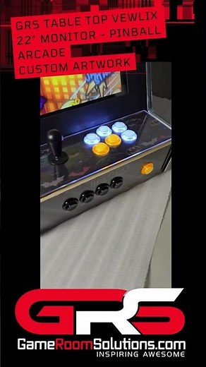 22″ Table Top Vewlix Vertical Arcade Cabinet | Compact Retro Build