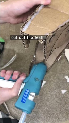 how 2 make teeth 4 ur dragons! #dragonpuppets #paperdragon #paperart #papercraft