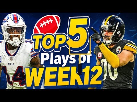 🏈 Top 5 NFL Plays of Week 12 | Insane Highlights & Must-See Moments