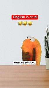 English can be cruel 😅 . . . Want to learn how to SPEAK English? Download our app, BeeSpeaker🐝, and practice speaking with AI and native speakers. Link in bio. #learnenglish #english #beespeaker | BeeSpeaker - Learn to SPEAK English