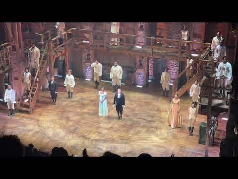 Hamilton Reopening Curtain Call - Cast Dance Party