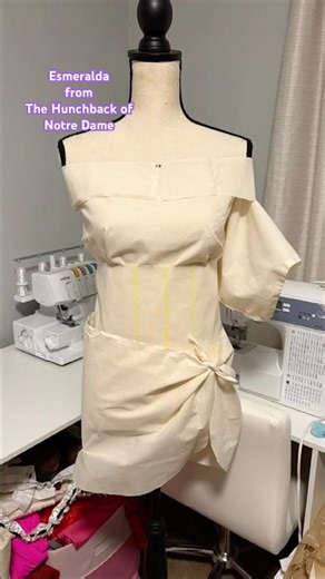 Mock-up Esmeralda from The Hunchback of Notre Dame #thehunchbackofnotredame