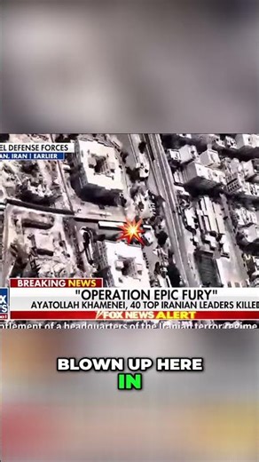 Israel Strikes Tehran! Epic Fury Operation Targets IRGC Command Center #shorts