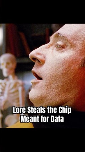 Lore Steals the Chip Meant for Data #foryou #funny #series #shorts #startrek