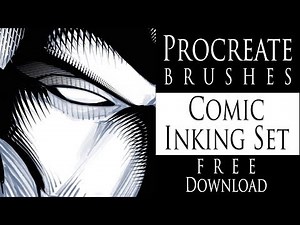 Procreate Brushes - Comic Inking Set - Free Download