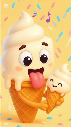 Cone love's Cone | Double scoop of Happiness🍦 #icecream #kids