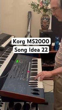 Korg MS2000 Song Idea 22 VINTAGE SYNTH SOUNDS and MUSIC #asmr #synth #rave #disco #trance